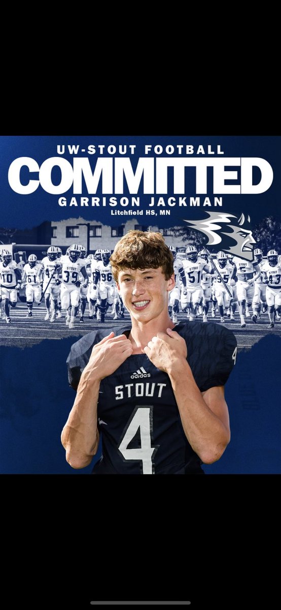 Garrison Jackman (@_g_j_jackman4) on Twitter photo Looking forward to another season of football as a Blue Devil. <a href="/LitchFootball/">Litchfield Football</a> <a href="/CLARKthePUNTER/">Clark Riedel</a> <a href="/UWStoutFootball/">UW-Stout Football</a> <a href="/CoachDestache/">Travis Destache</a> Looking forward to another season of football as a Blue Devil. <a href="/LitchFootball/">Litchfield Football</a> <a href="/CLARKthePUNTER/">Clark Riedel</a> <a href="/UWStoutFootball/">UW-Stout Football</a> <a href="/CoachDestache/">Travis Destache</a>