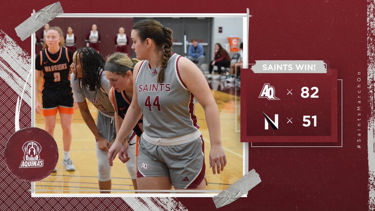 AQWomensBBall's tweet photo. SAINTS WIN!

11 players score in AQ's easy victory, as the Saints outscore UNOH 23-8 in the 3rd quarter!
 
Alona Blackwell: game-high 24 pts
Claire Gregwer: 19 pts, 9 rebs
Ciara Hardy: 10 pts, 9 rebs
Ashlyn Wilkes: 12 rebs, 6 assts

#SaintsMarchOn https://t.co/WCt8IZwlVT