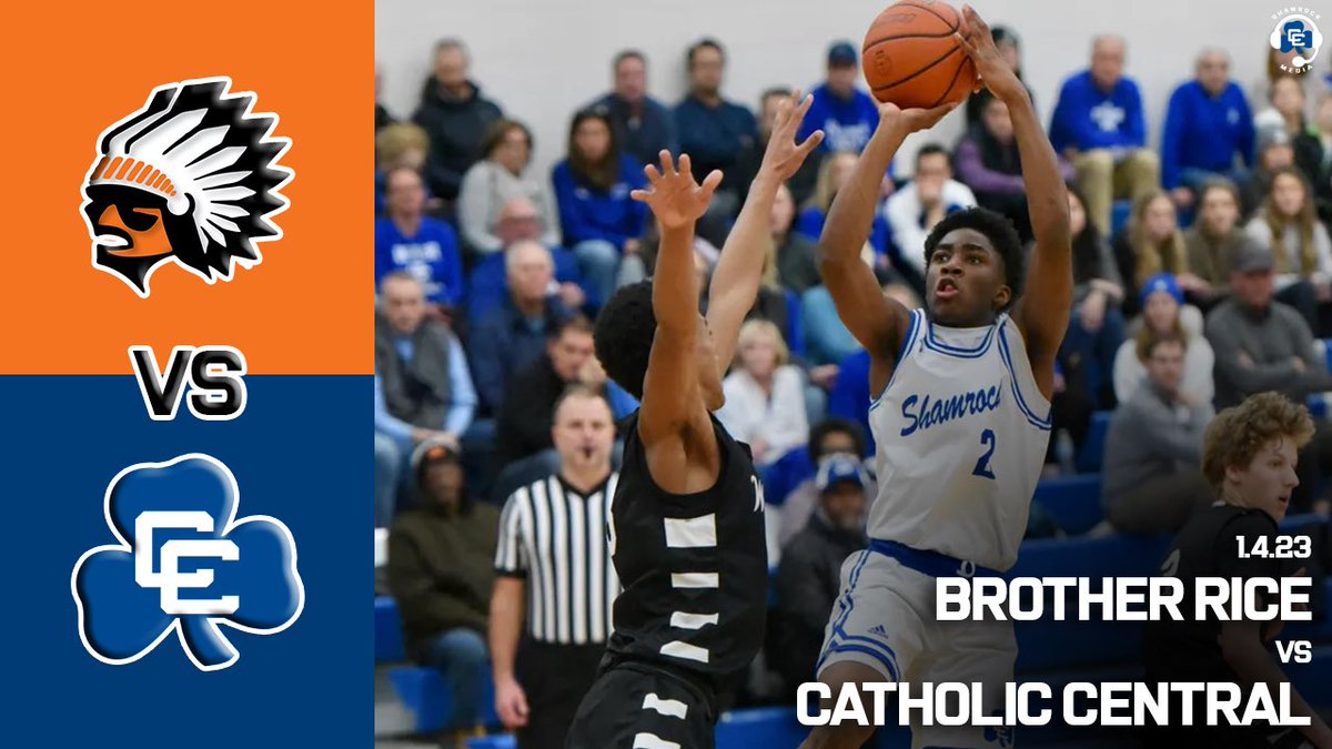 RIVALRY STREAM youtube.com/@dccshamrocks/… Tomorrow. 7pm. Bernie Holowicki Court. #3 Brother Rice 🆚 #22 Catholic Central @DETROITCCAD @DCC1928 @DCCShamrocks @DetCCbasketball @ToryJ23 @coachrickp1 @BroRiceHoops @BroRiceWarriors @RiceADCoachCal