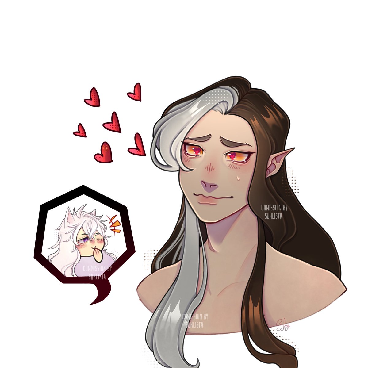 Outra comissão para <a href="/Hzadaks/">H</a> 🙏🌹
Acho muito fofos os seus casais, me divirto fazendo, muito obrigado por comprar 😊