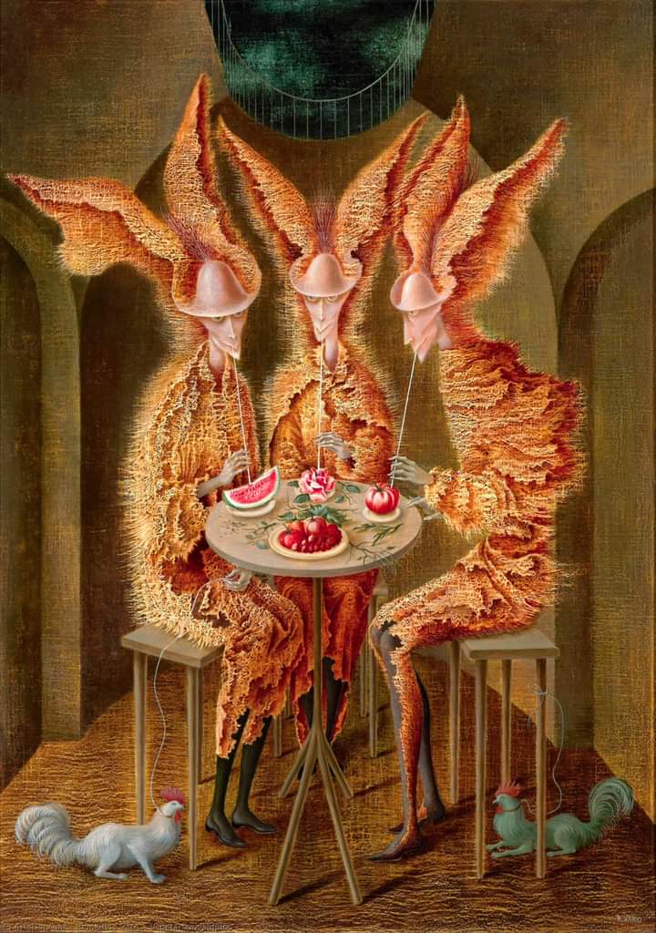 "Vampiros Vegetarianos" (1962) by Remedios Varo