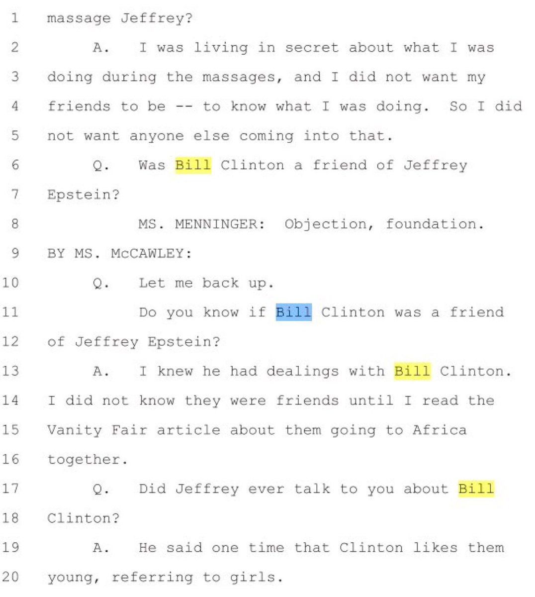 ContextoVE's tweet photo. ¡Último Minuto! Se han publicado los documentos de Jeffrey Epstein.

Bill Clinton figura entre los políticos, artistas y famosos nombrados en los papeles de #JeffreyEpstein https://t.co/CwNQW9LIcD