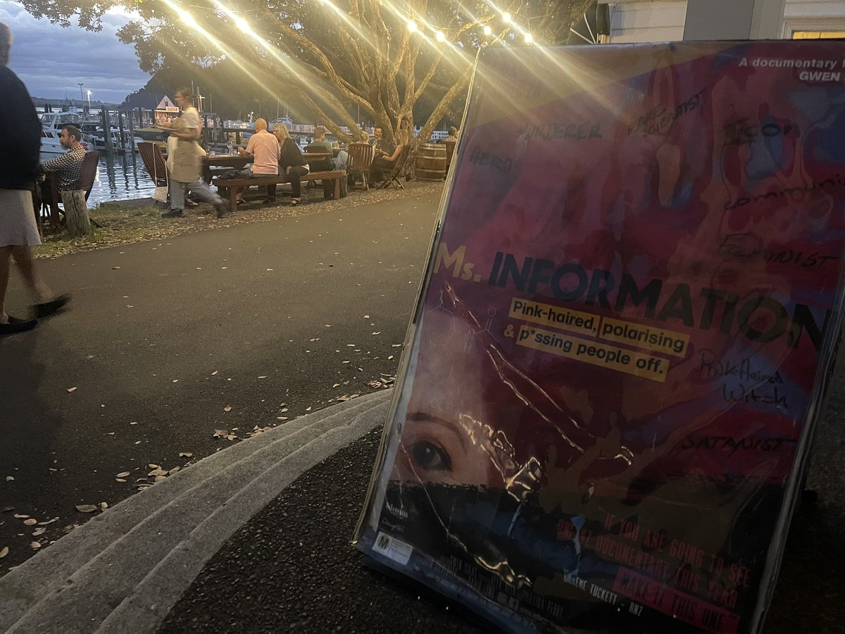 Ms. Information hits the far north this Friday. Kicking off at Cinema Kororareka this Friday, 5th Jan 7.30 pm. I will be in attendance for Q&amp;A afterwards. See you there!