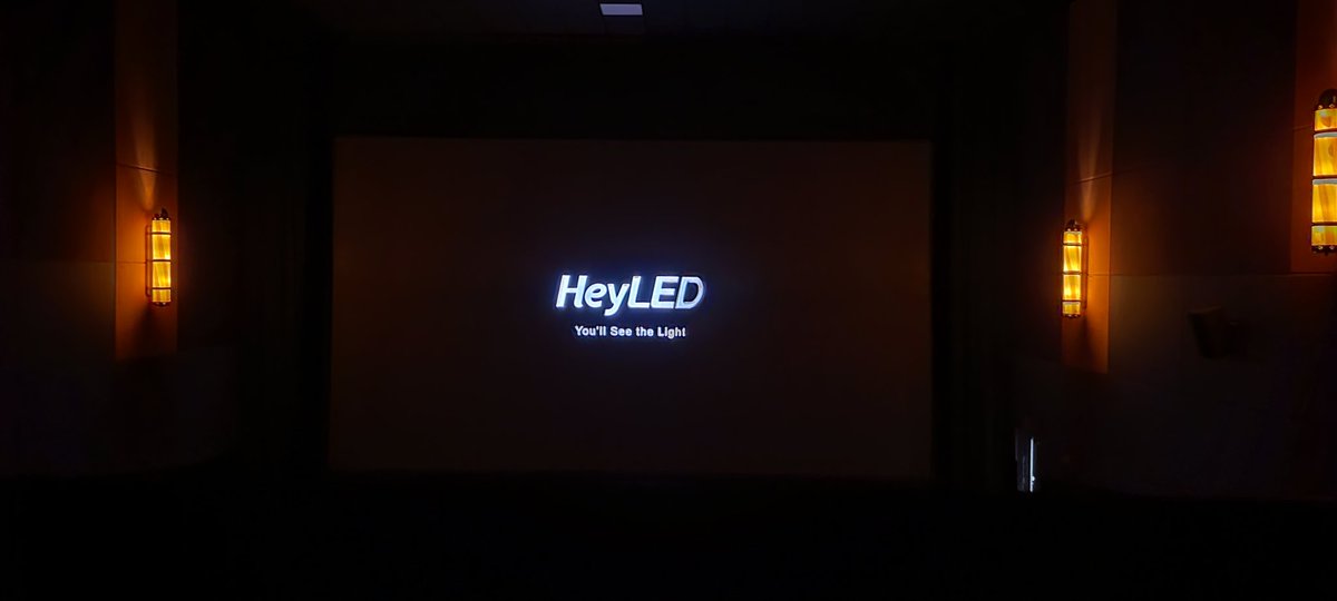 Disneyfan9523's tweet photo. This Screen Is An LED Screen That Dosen't Need A Projector To Screen Films And It Looks Better And Brighter That Standard Theatre Screens!  #KrikorianMetroplexTheatre #KirkorianTheatres #HeyLED #LEDScreen #BuenaPark #Disney100 #100YearsofDisneyAnimation #D23  #WishMovie #Wish https://t.co/zNGXJ17cLS