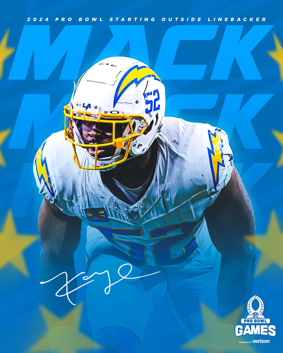 that’s 8x pro bowler, khalil mack to y’all