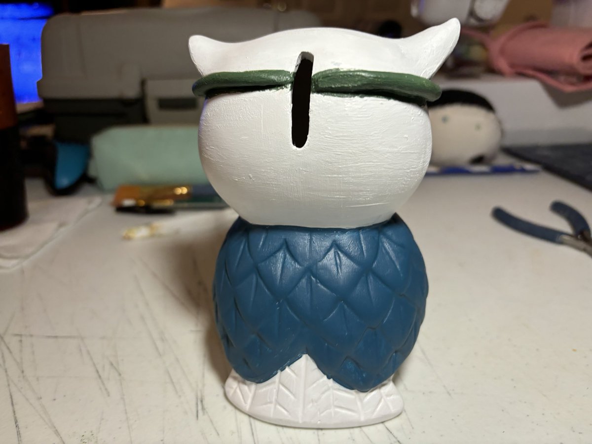 LeighJunCreates's tweet photo. Stopping here for the night. Saved my paint, hopefully I return to it before it dries out. https://t.co/rysJk8YQoh