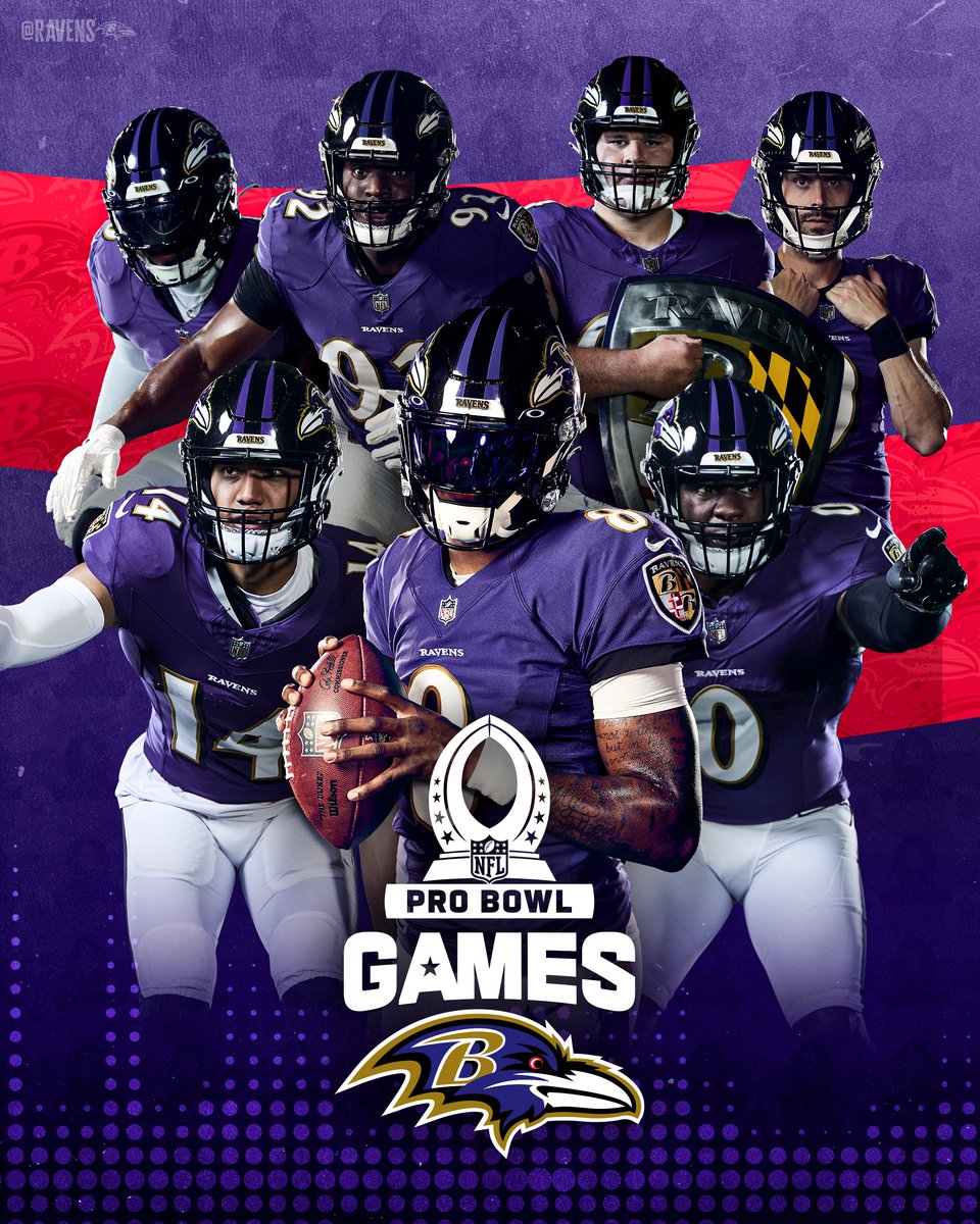 Ravens's tweet photo. Your Ravens Pro Bowlers❗ https://t.co/K1g9hOcebw