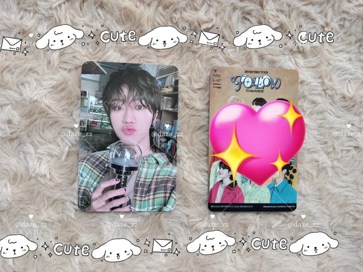 daze_zz's tweet photo. ขาย การ์ด
🩷 Caratzone the8 ดิเอท แปด 900 รวมส่ง 

#ตลาดนัดสวนแครอท #ตลาดนัดseventeen กะรัตโซน คอนเซบ https://t.co/R9SWsRLQpP