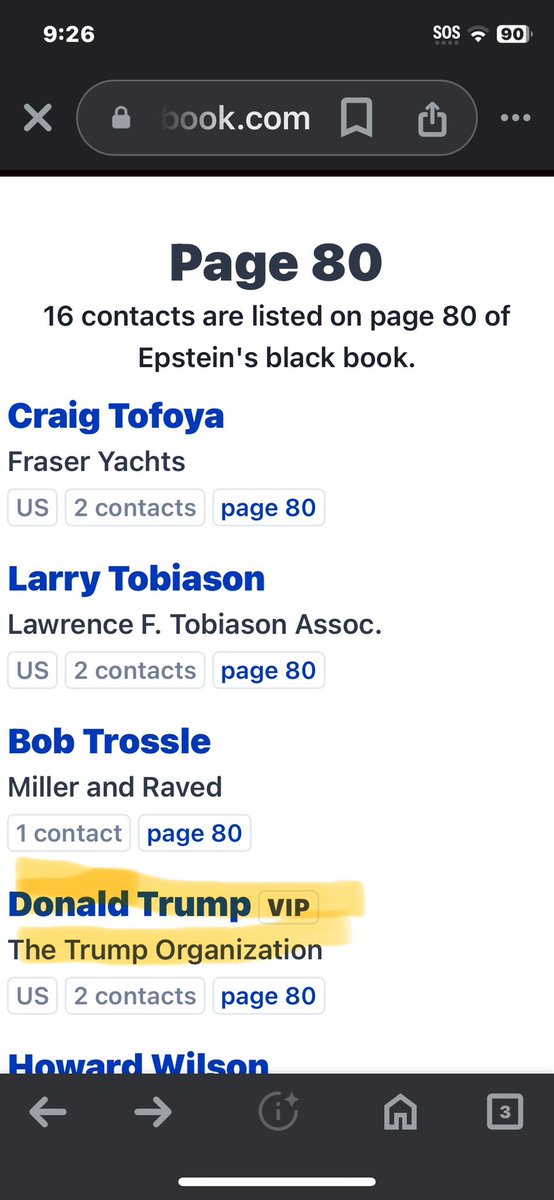 RioPaloma1's tweet image. So the piece of shit MAGA Donald Trump Republican are saying that Donald Trump isn’t listed. He sure the hell is, along with Melania, Ivana and Ivanka! #EpsteinClientList #MAGARepublicans #DonaldTrump @GOP