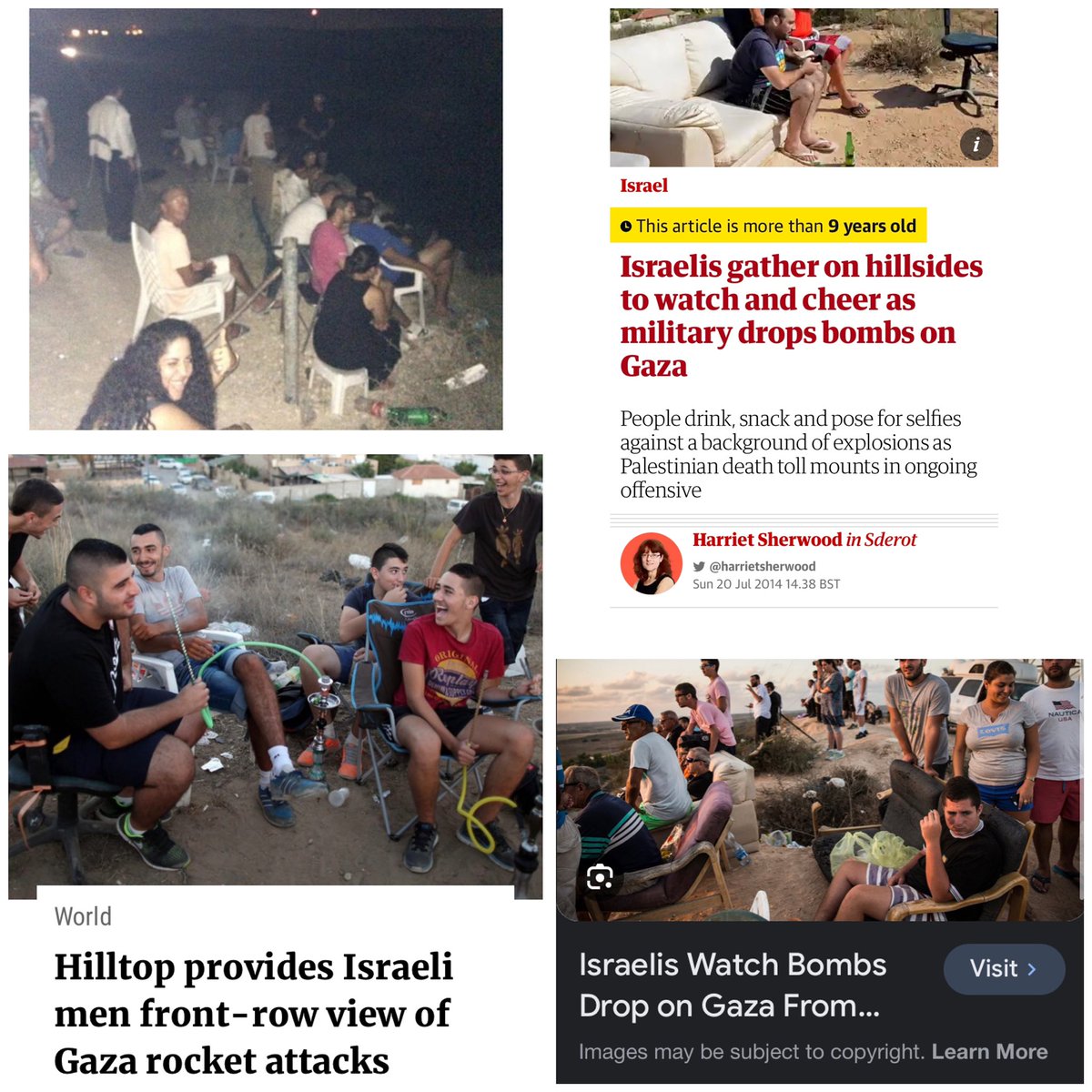meengloria00's tweet photo. @jobye80 @The_NightReport @Israel @IDF In this old video Israeli children say they’d be happy if they kill arabs, in gaza, in syria, in lebanon
Some of them grew up to become soldiers unleashed on civilians in gaza, others watch and cheer from the fence and hillsides drinking beer and eating popcorn
all before oct.7 https://t.co/C213Rf6VX6