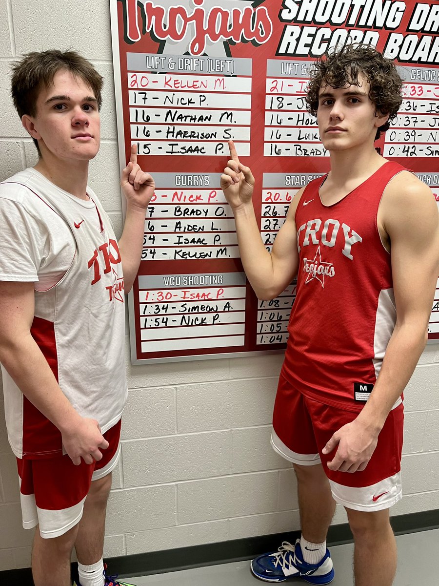 We also had 6 new Top 5 finishes for the Record Board!