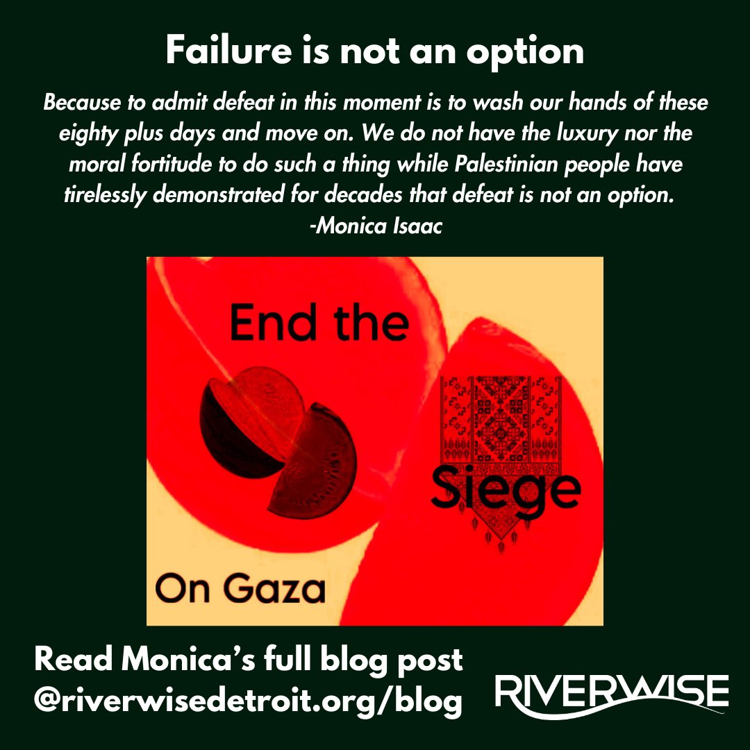 RiverwiseDet's tweet image. #FreePalestine #CeasefireNOW #Detroit #Michigan #Palestine #TrustTheCurrent