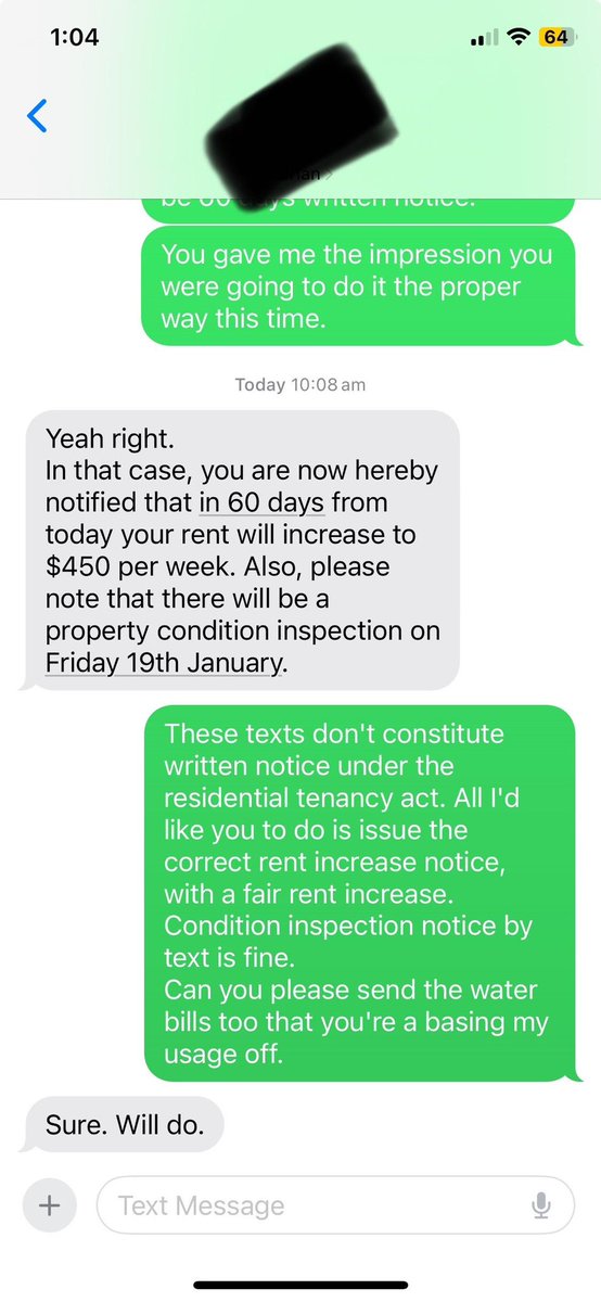 purplepingers's tweet image. u/AggravatingAd1810 on r/shitrentals asked their landlord to give them a legal rent increase notice instead of a text message. Instead, the landlord raised the rent another $50 out of spite. 
#shitrentals