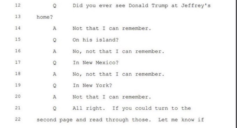 🚨🚨🚨 BREAKING: The newly released and UNSEALED Jeffrey Epstein documents prove that President Trump was NEVER on Epstein island, never at Epstein’s ranch in New Mexico, and never at Epstein’s residence in NYC. 👇🏻 #EPSTEIN