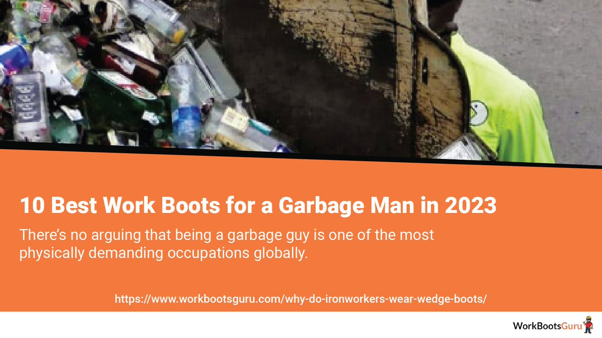 10 Best Work Boots for a Garbage Man in 2023

A well-researched list of the best work boots for a garbage man.

Find out here: workbootsguru.com/best-work-boot…

 #WorkBoots #SafetyFootwear #Workwear #WorkBootLife #WorkBootStyle #WorkBootCollection