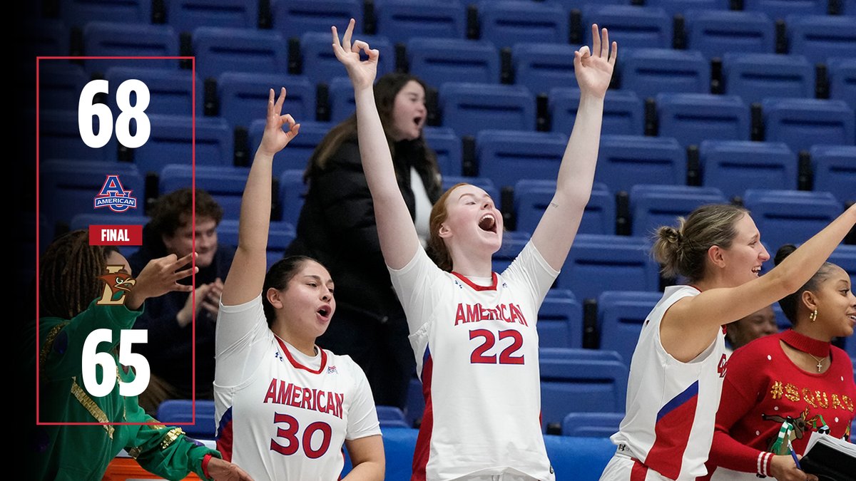 Got that <a href="/PatriotLeague/">Patriot League</a> opening DUB! 🙌