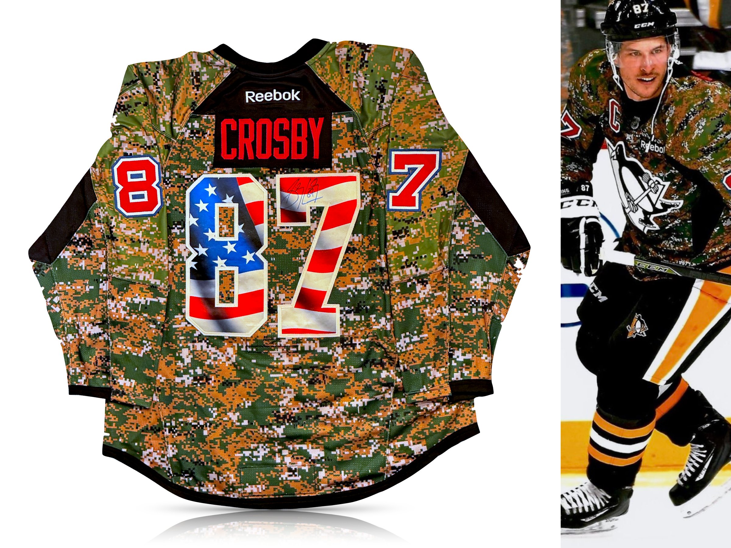 Sidney crosby sales camo jersey