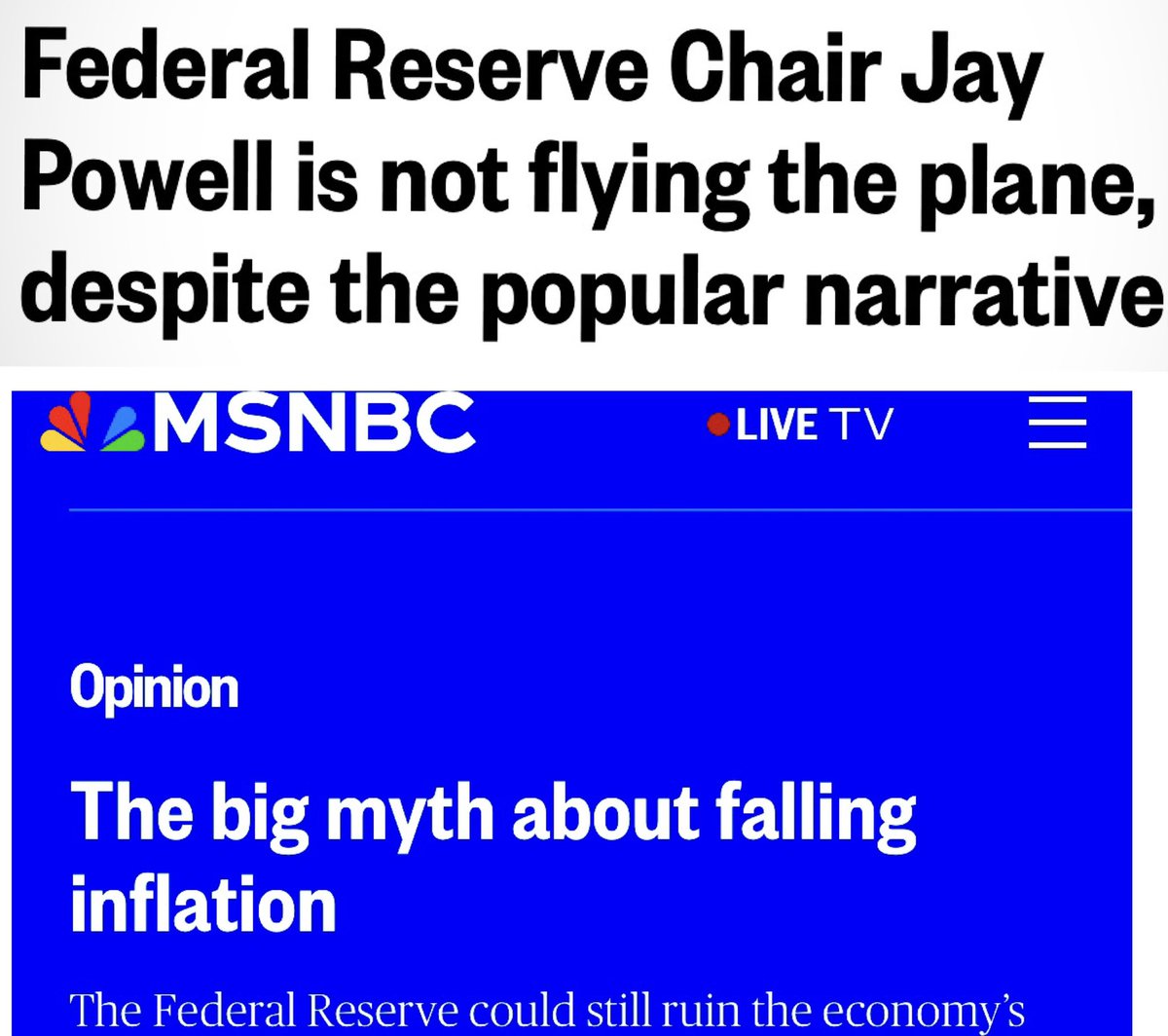 clintballinger's tweet photo. “Powell did not unload the docks in Los Angeles, take a second job, give vaccine shots or drill for oil”
https://t.co/uJynZJTJSf #ejmr #econtwitter https://t.co/4m666xLsoT