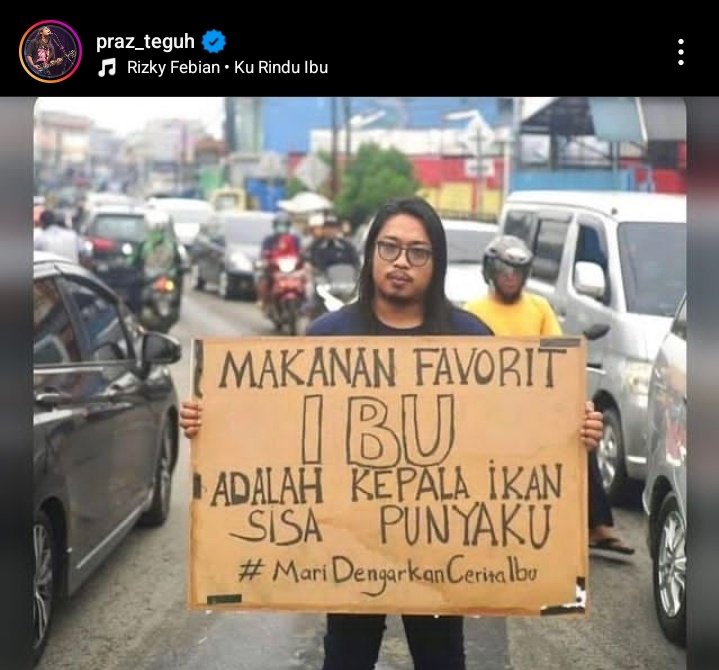 atheje's tweet photo. @tanyakanrl Teruntuk seorang ibu https://t.co/AOYL0grPFj