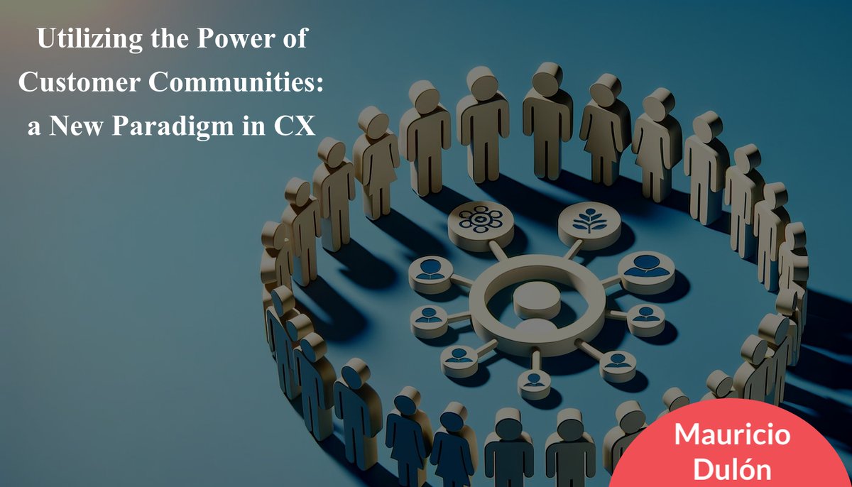 mdulon's tweet photo. Check out the latest article in my newsletter: Utilizing the Power of Customer Communities: a New Paradigm in CX  https://t.co/ogRphK5hCk via @LinkedIn https://t.co/mUMol50D6R