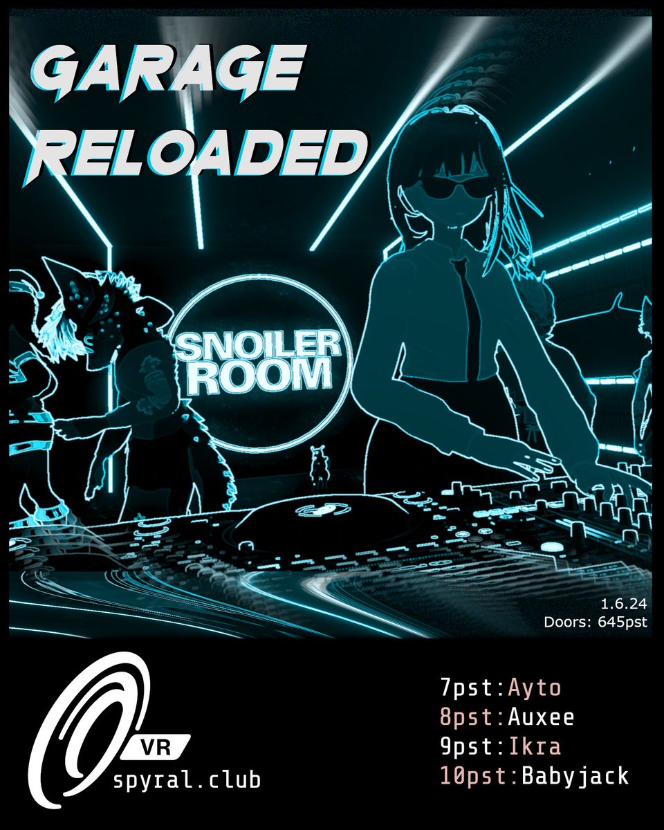 GARAGE RELOADED IS BACK

See ya'll on Saturday! 😎