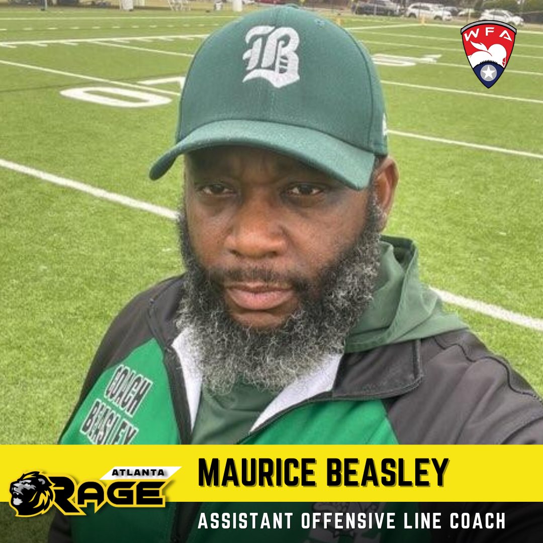 AtlantaRage1's tweet photo. The Atlanta Rage welcomes Maurice Beasley as Assistant Offensive Line Coach 
#atlragebeef #atlrage #atlantarage https://t.co/7rt0vYWPCG