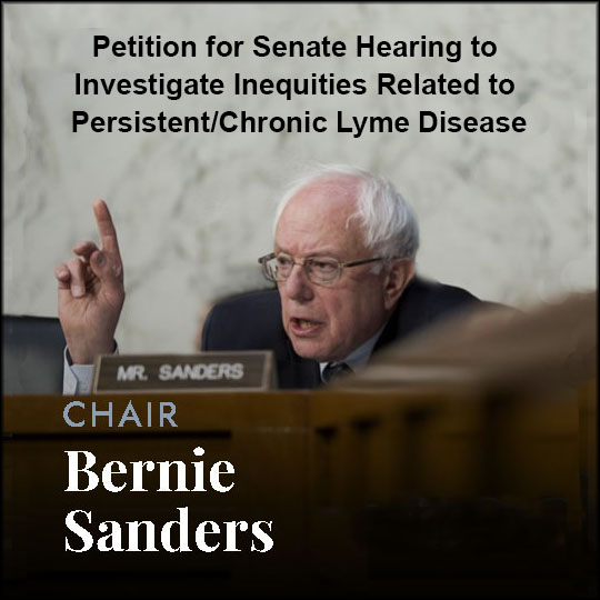 BruceAlanFries's tweet photo. Please read, sign and share this petition to Bernie Sanders for a Senate HELP Committee hearing on inequities associated with chronic Lyme disease. https://t.co/mtjoNOTqkM #ChronicLyme #HealthInequities https://t.co/jMmcoHIfso