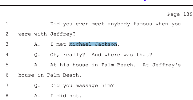 Latest on document release re: Virginia Giuffre/Ghislaine Maxwell / Jeffrey Epstein mentions of Prince Andrew, Bill Clinton, David Copperfield, and...Michael Jackson via @guardianUs theguardian.com/us-news/2024/j…