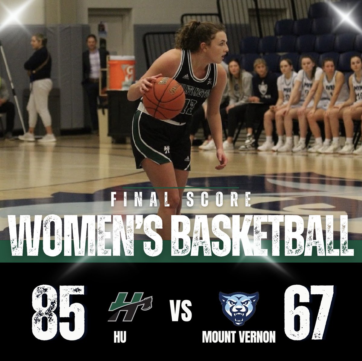 Big road win for the Foresters today against Mount Vernon! Final score: 85-67. #chopchop