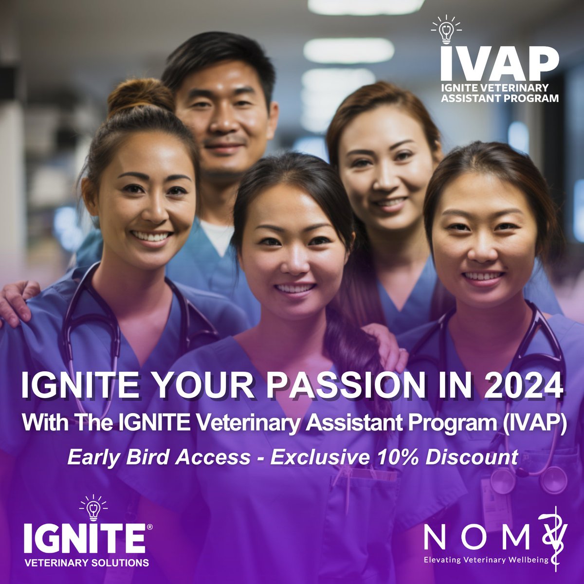 IGNITEvet's tweet photo. Get ahead with Early Access to the IGNITE Veterinary Assistant Program (IVAP)!    

As a valued member of our vibrant social community, get ready for an exclusive experience!   

Click here to enroll and secure your exclusive discount! https://t.co/OUkboaHmSU https://t.co/DMkPlG4y2B