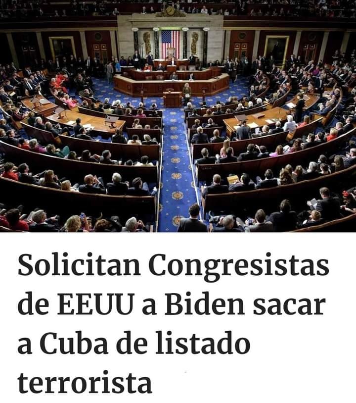 Esta es una noticia que desde el norte no quieren que se sepa. Congresistas demócratas de Massachusetts pidieron al presidente estadounidense, Joe Biden, eliminar a Cuba de la (espuria) lista de países patrocinadores del terrorismo.