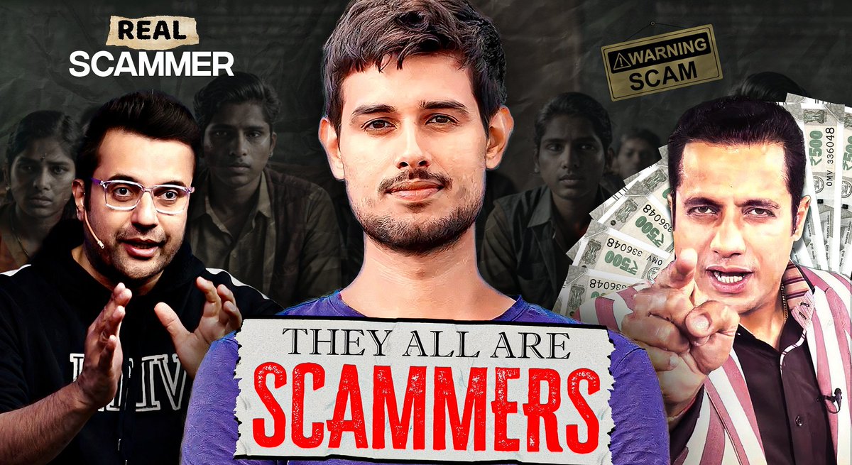 udayxcreates's tweet image. I chose a recent video of  @dhruv_rathee  to redesign or recreate their Thumbnail..

Video Title: Sandeep Maheshwari VS Vivek Bindra Controversy 

please let me know the mistake or where I can improve myself. Waiting for your valuable feedback.
 #youtubethumbnail #thumbnail