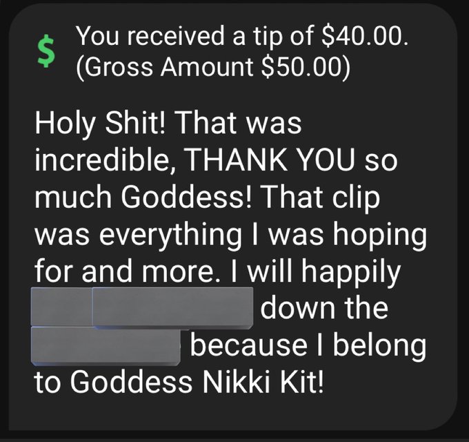 Aww look at this love letter from a gooner who just finished watching his custom clip. 😇 Who&rsquo;s next?
