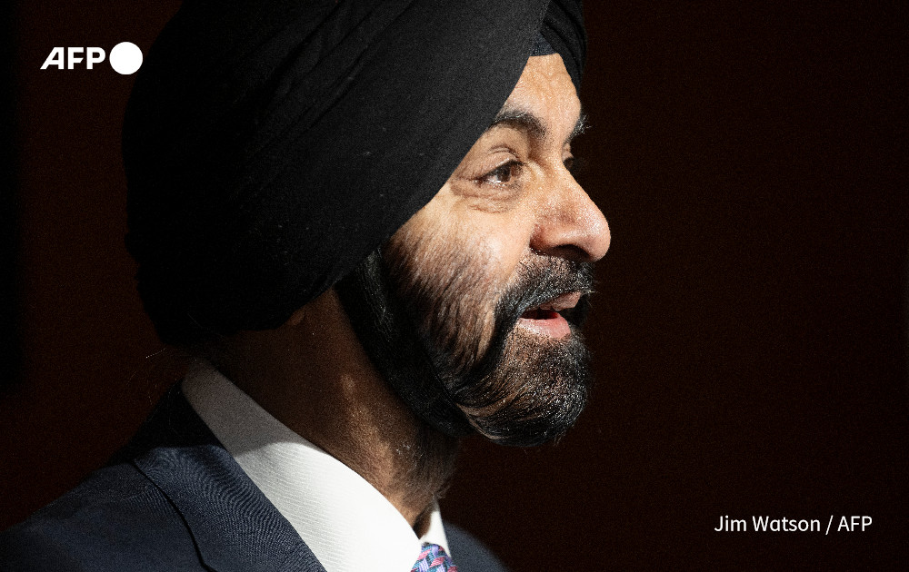 AFP's tweet photo. #UPDATE The private sector will play a key role in providing the trillions of dollars needed for the climate transition, World Bank President Ajay Banga tells @AFP. 

In order to attract more funding from member countries, and encourage greater private sector involvement, the development lender is working to slash the length of time it takes to begin financing projects by a third over the next couple of years, he said