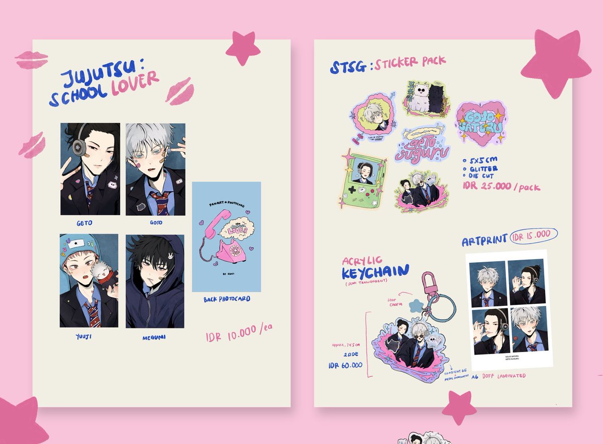 studihowl's tweet photo. [JKT GO🇮🇩]
GENSHIN IMPACT, HONKAI STAR RAIL, &amp; JUJUTSU KAISEN
by @6baji 

📍 JKT
📅 Closed on : 10/01/23, 15.00 (WIB).
💸 IDR 10,000~60,000/each
❌ Exclude. Local Shipping + Packing 

📦 https://t.co/B4QvFN4kxB

#warunganime #warungjjk https://t.co/DiyF5P4qPN