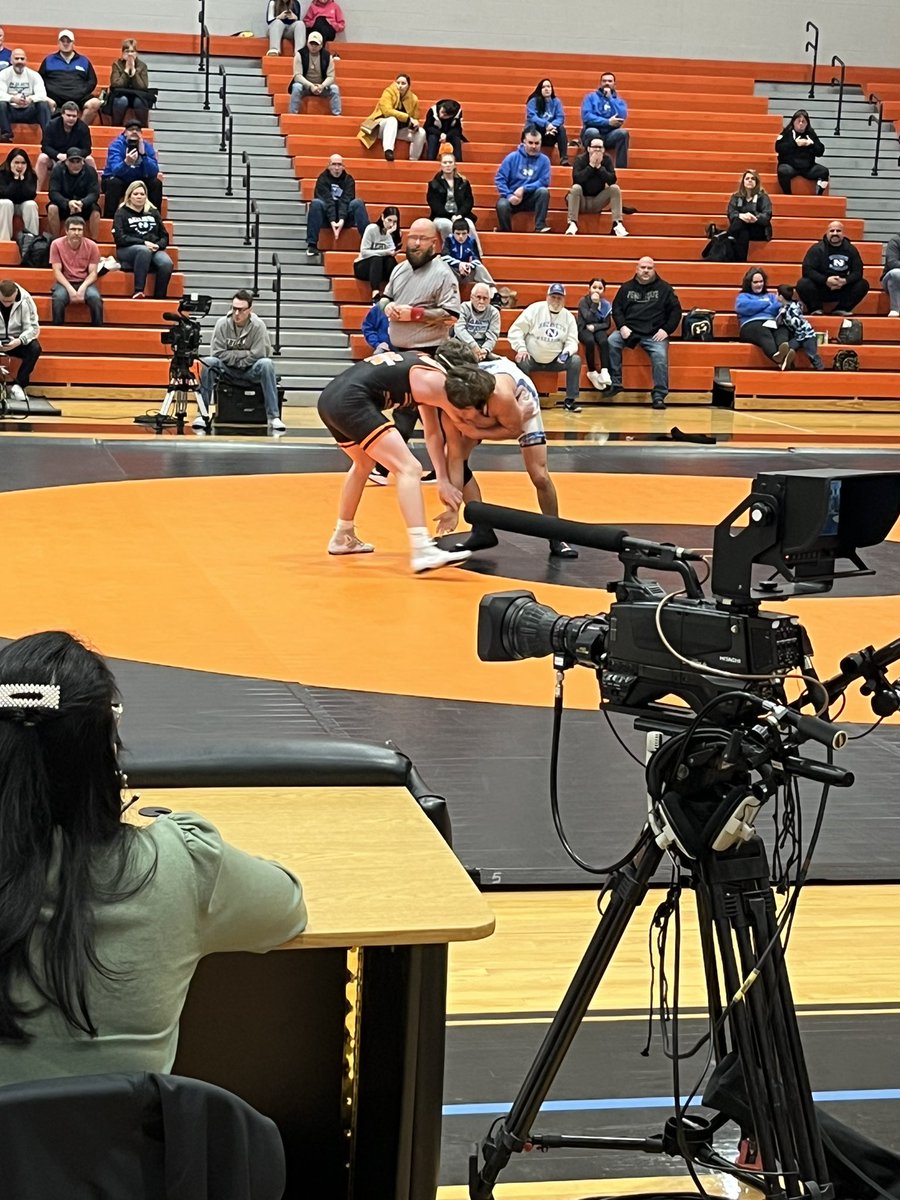 MrsDelPolito's tweet photo. I might not understand anything about wrestling, but it was fun supporting our @NAMS_Plant2 wrestlers! https://t.co/OQFgMsIBnV
