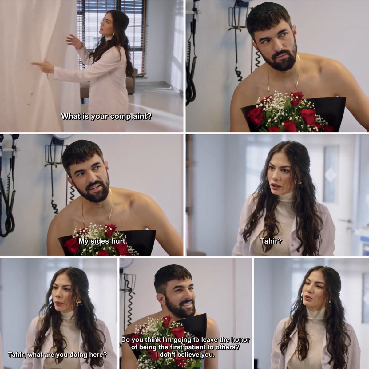 HayleighsComet's tweet photo. This cheeky bastard 😂 lol ♥️
#AdimFarah #FoxTürkiye #WhatIsYourComplaint #MySidesHurt #FirstPatient #Lol #ThisCheekyBastard #Haha #FaHir #FarahAndTahir #FarahErşadi #FarahLekesiz #TahirLekesiz #DemetÖzdemir #EnginAkyürek https://t.co/Cm2xH8o8OB