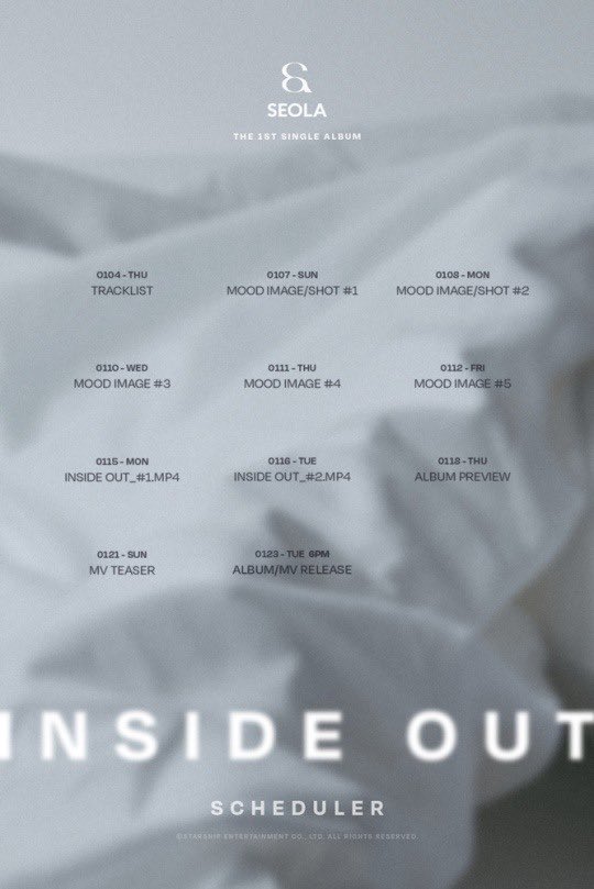 WJSN SEOLA announces solo debut with 1st single album ‘INSIDE OUT’ It will officially be released on January 23 at 6PM KST Source: n.news.naver.com/entertain/now/…