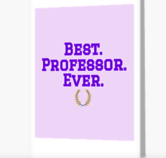MascotDesigns1's tweet photo. Thanks to the fan of the Best Professor Ever for buying a greeting card.

Available in many colors/other gifts 
&amp; we have Best TA designs as well

#BuyIntoArt #Professor #ProfessorGifts #BestProfessor #College #CollegeProfessor #TeacherAppreciation #TA #TeachingAssistant #TAGifts https://t.co/E5mfGjwLiW