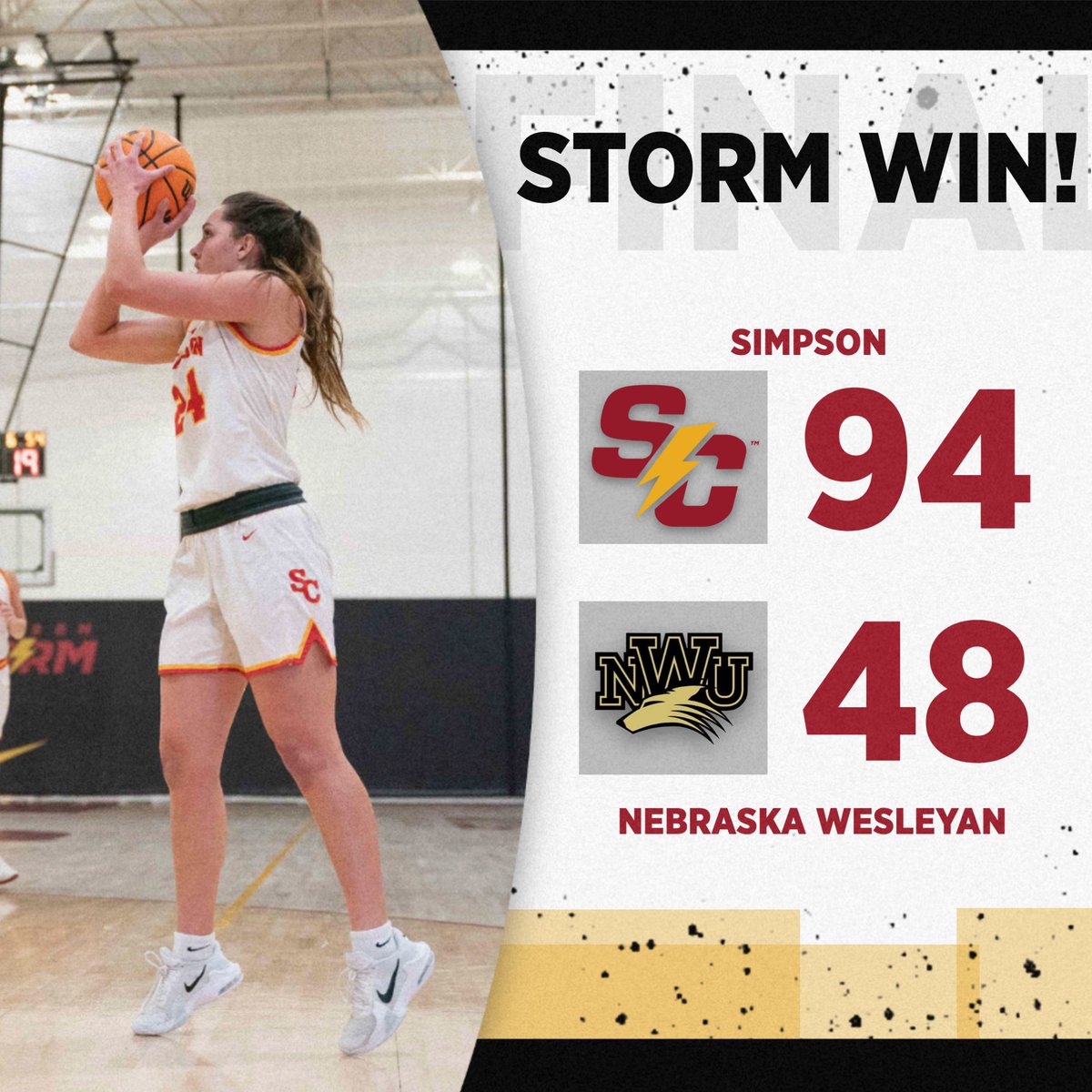We ride a BIG second half to our third straight victory!

Nash: 20 pts, 6 reb, 5 stl, 4 ast
DeVault: 18 pts, 2 stl, 2 ast
Street: 10 pts, 6 reb, 5 ast, 2 stl
Lutmer: 6 pts, 8 reb, 2 stl
Paup: 6 pts, 5 reb
Holland: 4 pts, 8 reb

📰 tinyurl.com/2222supa

#rollriversWBB #d3hoops