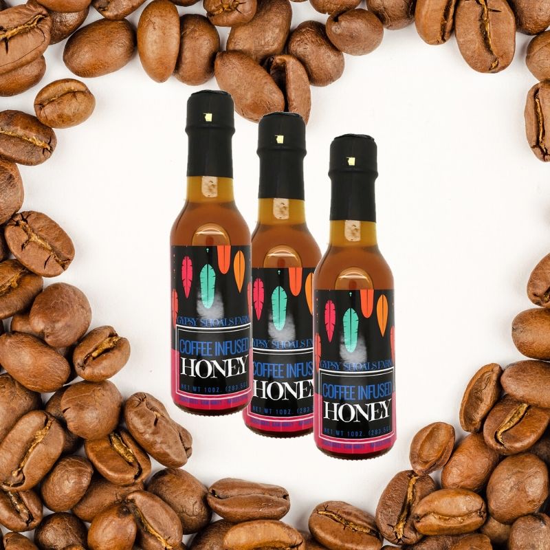 Coffee lovers will be in heaven with this #coffeebean infused #gourmethoney treat. Shop it: bit.ly/gypsyhoney ☕🍯🐝 #javajunkie #foodiegifts #honey #gypsyshoalsfarm #giftsforher #cookinggifts #foodies #savethebees