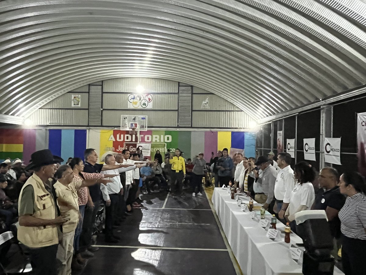 Asamblea de Claudia x México 🇲🇽 en Cuautla, Morelos.