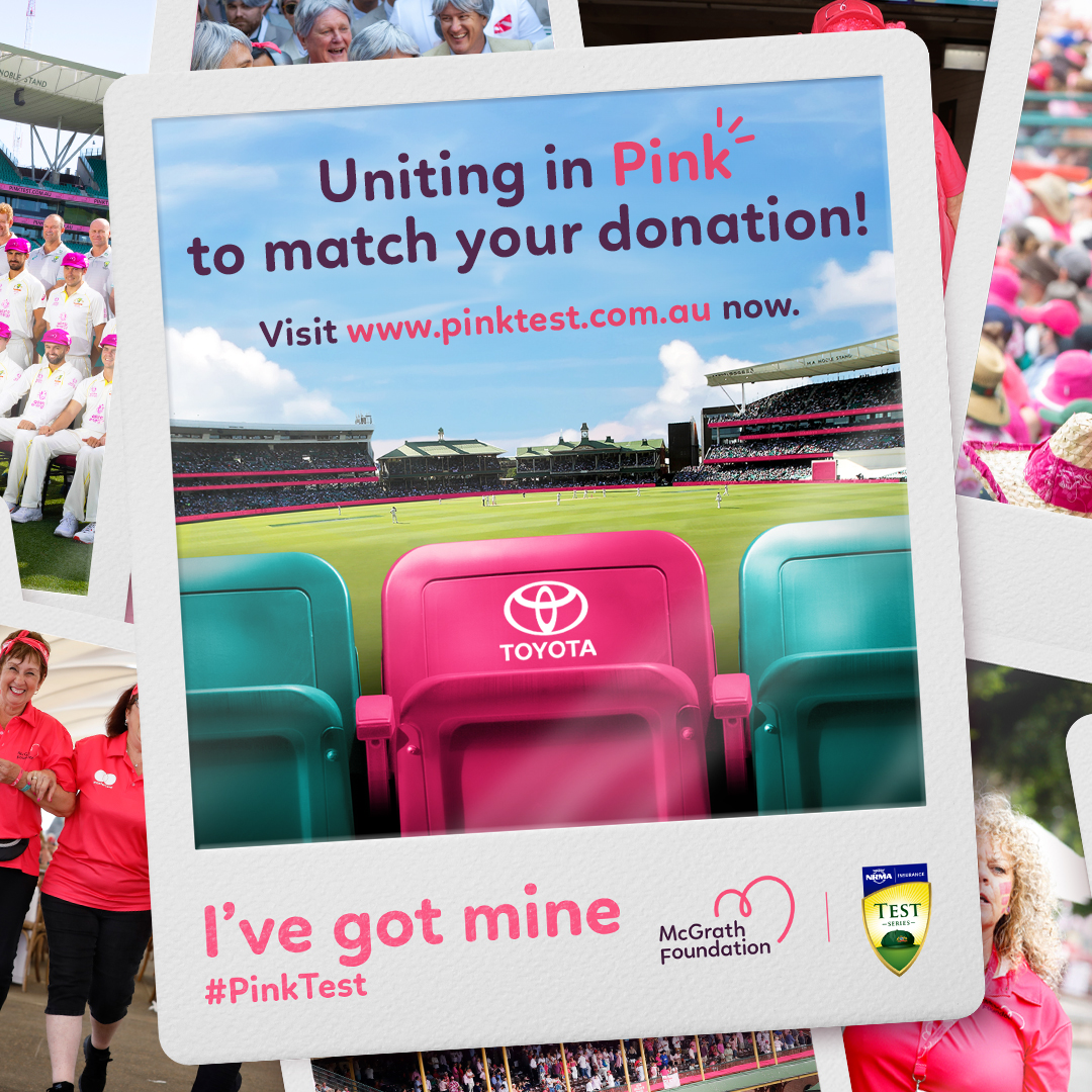 Excited to continue backing the @McGrathFdn at #PinkTest Funds raised aid those battling breast cancer, ensuring vital care and support. Secure your virtual seats at pinktest.com.au and join us in making a difference! 💕 #PinkTestSupport