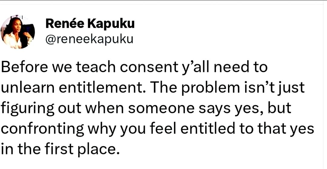 Carina_Amyth's tweet photo. @ask_aubry No is a complete sentence. https://t.co/mPaluwJosr