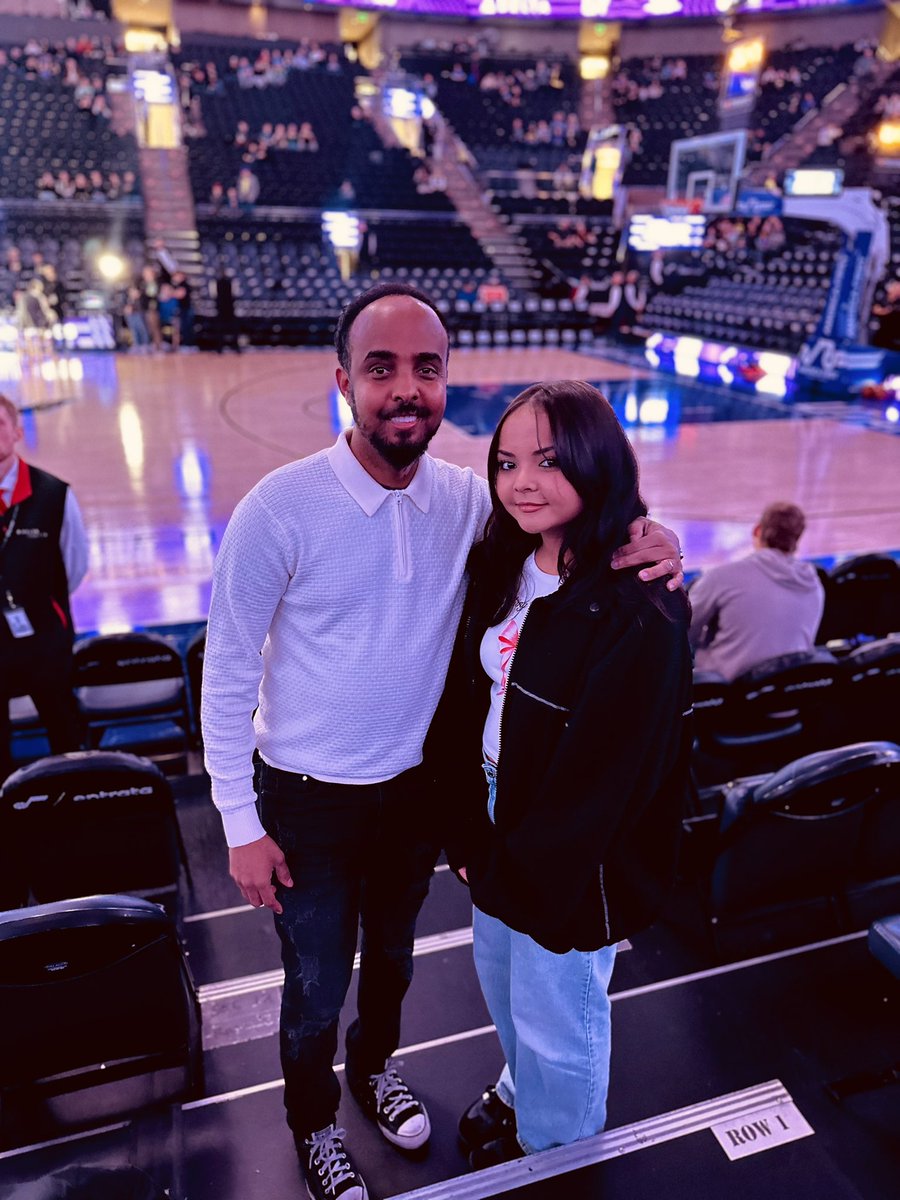 RealMusaaden's tweet photo. Me and my daughter at Utah jazz game #takenote https://t.co/BCehtMOAp5