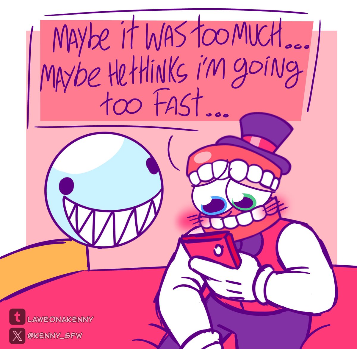 Kenny_SFW's tweet photo. Photo? 🤨💕 #TheAmazingDigitalCircus #TADC #tadckinger #tadccaine #cainexkinger #royalteeth https://t.co/B6cf9BuguB
