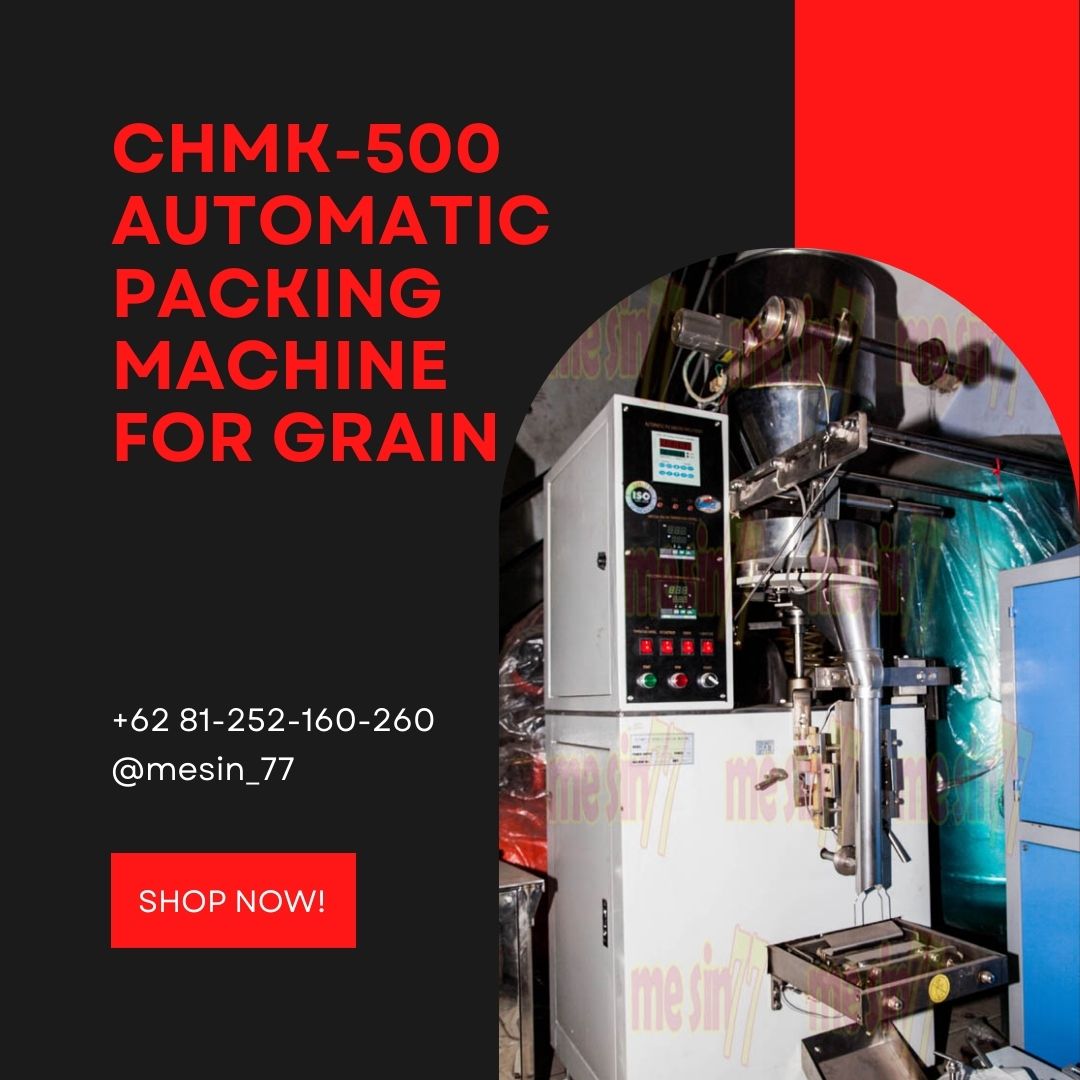 mesin77's tweet image. CHMK-500 AUTOMATIC PACKING MACHINE FOR GRAIN
Website : mesin77.com
Call/WA : 081-252-160-260
Youtube : CV Carmel Hill Machinery
mesin77.com/DXDK-500_autom…
#CHMK500 #AUTOMATICPACKINGMACHINE #FORGRAIN #PACKINGMACHINE #50sampai500gram #serbukkasardanbutiran #mesin77
