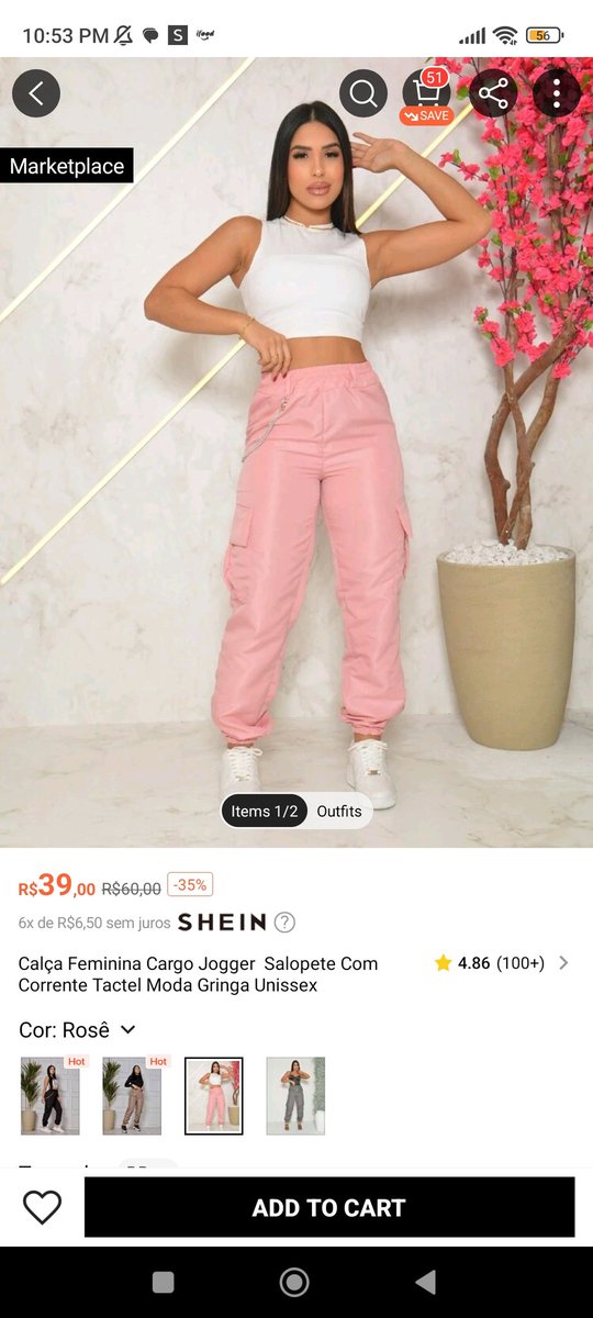 skiekore's tweet photo. Só queria uma alma bondosa pra ir no meu perfil e apertar o símbolo de gorjeta pra me mandar míseros 39 reais pra eu pegar essa calça linda aqui 😭 https://t.co/ENLyMdoRsz