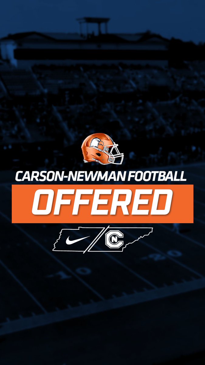 MatthewYafondo's tweet photo. After a great conversation with @Coach_CGoins I am blessed to say that I've received an offer to Carson-Newman University💙🧡 https://t.co/3P7wgWDqwa