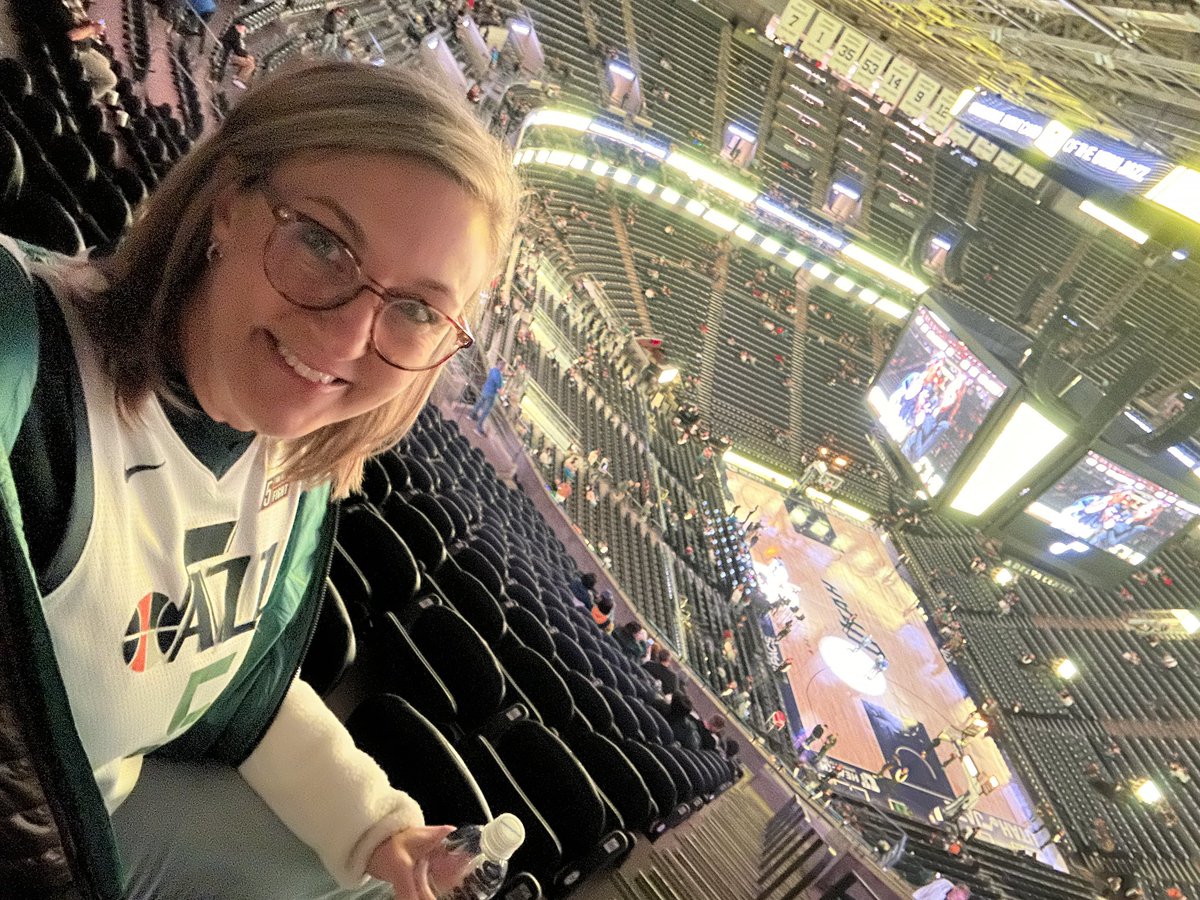 Excited to watch the <a href="/utahjazz/">Utah Jazz</a> take on MY <a href="/DetroitPistons/">Detroit Pistons</a> #takenote #letsgo (yeah the jersey is for the Jazz - who I love but my heart ❤️ will always be in Detroit) ;)